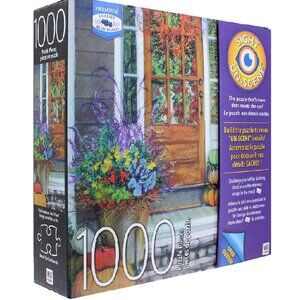 MB Sight Un-Scene - Autumn Porch -by David Ames 1000 Piece  Puzzle New Sealed